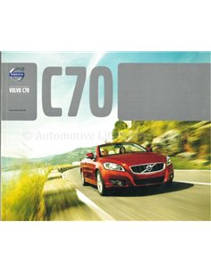 2013 VOLVO C70 CABRIOLET BROCHURE NEDERLANDS