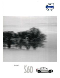 2015 VOLVO S60 BROCHURE DUTCH