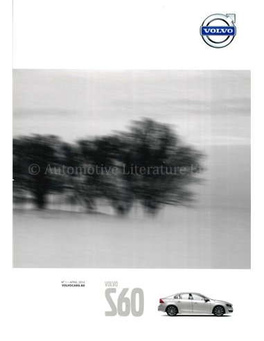 2015 VOLVO S60 BROCHURE NEDERLANDS