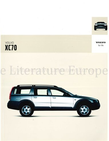 2004 VOLVO XC70 BROCHURE DUTCH