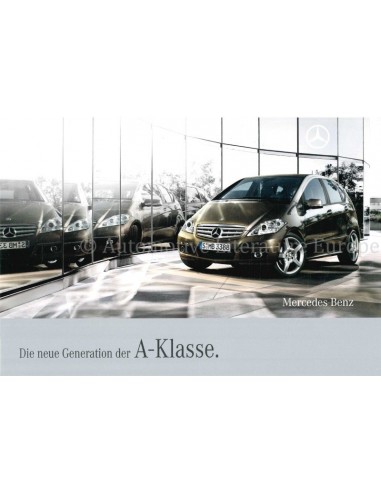 2008 MERCEDES BENZ A KLASSE PROSPEKT DEUTSCH