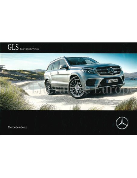 2016 MERCEDES BENZ GLS CLASS BROCHURE GERMAN
