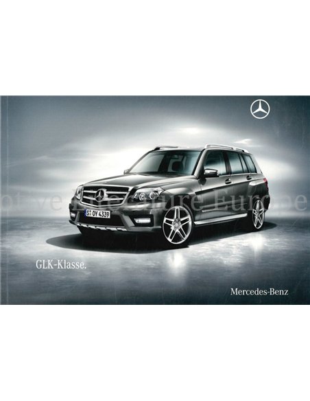 2010 MERCEDES BENZ GLK KLASSE PROSPEKT DEUTSCH