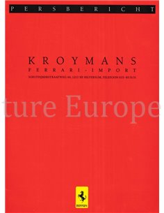 1988 FERRARI KROYMANS PERSMAP NEDERLANDS