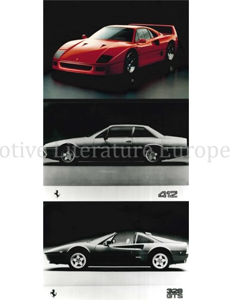 1988 FERRARI KROYMANS PRESSEMAPPE NIEDERLÄNDISCH