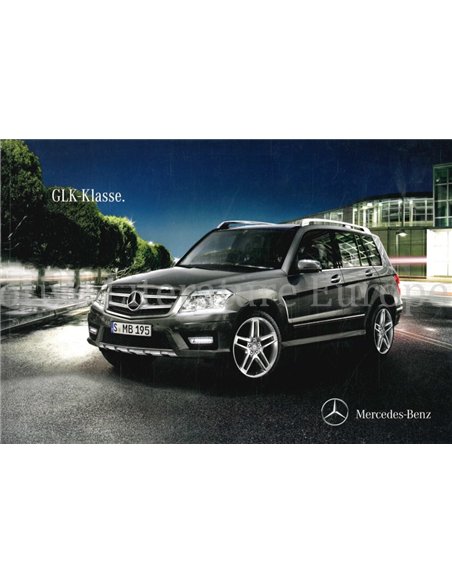 2012 MERCEDES BENZ GLK KLASSE PROSPEKT DEUTSCH