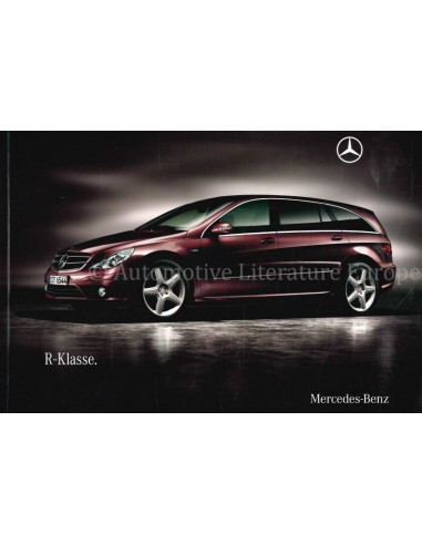 2009 MERCEDES BENZ R KLASSE BROCHURE DUITS