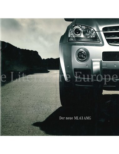 2005 MERCEDES BENZ ML63 AMG PROSPEKT ENGLISCH 