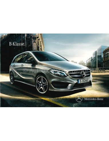 2014 MERCEDES BENZ B CLASS BROCHURE GERMAN