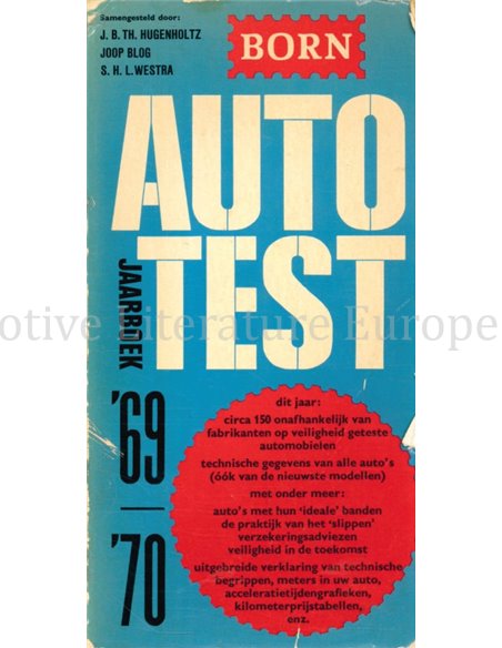1969 | 1970 AUTOTEST YEARBOOK DUTCH