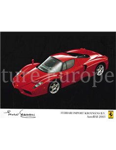 2003 FERRARI KROYMANS AUTO RAI PRESSEMAPPE NIEDERLÄNDISCH 2