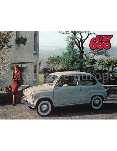 1960 FIAT 600 | 600 MULTIPLA BROCHURE DUTCH