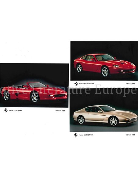 1999 FERRARI KROYMANS AUTO RAI PRESSEMAPPE NIEDERLÄNDISCH