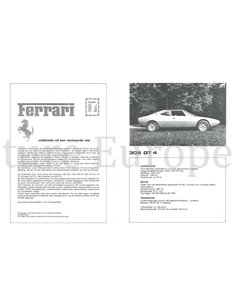 1977 FERRARI PR0GRAMMA BROCHURE KROYMANS 2