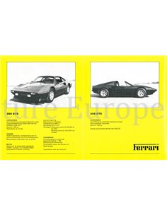 1981 FERRARI PR0GRAMMA BROCHURE KROYMANS 2