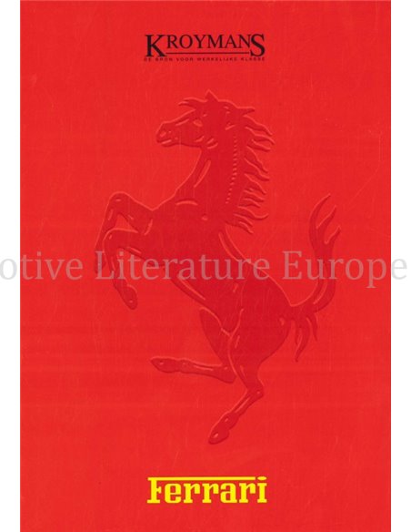 2000 FERRARI PR0GRAMM PROSPEKT KROYMANS
