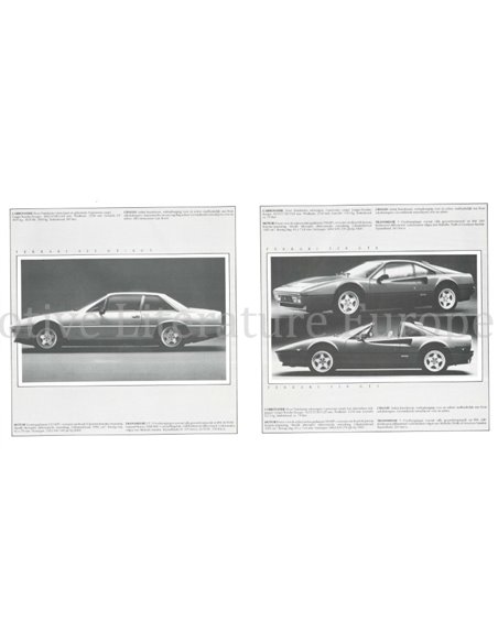 1988 FERRARI RANGE BROCHURE KROYMANS