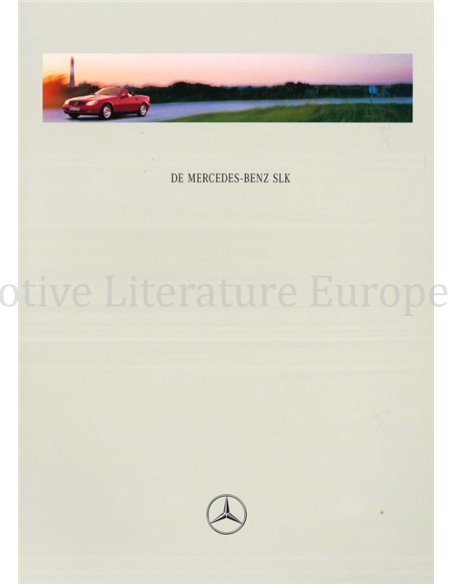 1997 MERCEDES BENZ SLK BROCHURE DUTCH