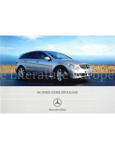 2005 MERCEDES BENZ R KLASSE BROCHURE DUITS