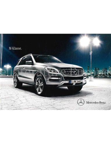 2011 MERCEDES BENZ M CLASS BROCHURE GERMAN