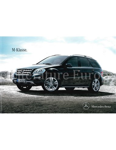 2011 MERCEDES BENZ M CLASS BROCHURE GERMAN