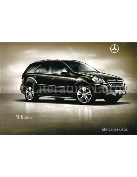 2010 MERCEDES BENZ M KLASSE PROSPEKT NIEDERLÄNDISCH