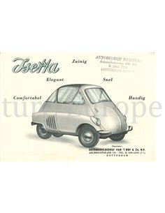 1954 ISO ISETTA PROSPEKT NIEDERLÄNDISCH