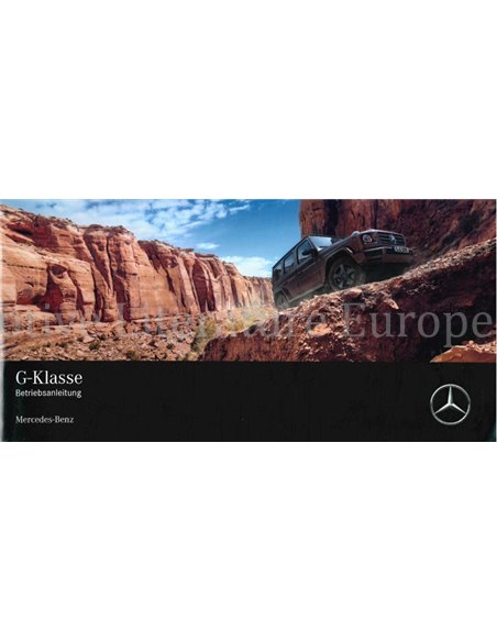 2019 MERCEDES BENZ G CLASS OWNERS MANUAL GERMAN
