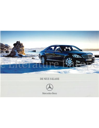 2005 MERCEDES BENZ S-KLASSE PROSPEKT DEUTSCH