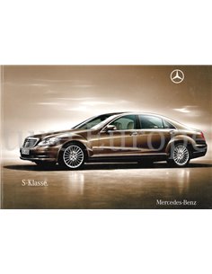 2010 MERCEDES BENZ S KLASSE PROSPEKT NIEDERLÄNDISCH