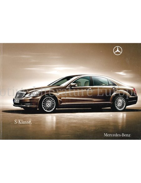 2010 MERCEDES BENZ S CLASS BROCHURE DUTCH