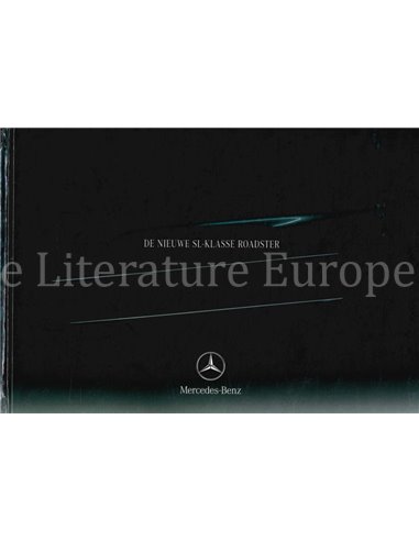 2001 MERCEDES BENZ SL CLASS HARDBACK BROCHURE DUTCH