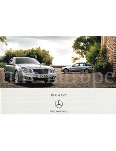 2007 MERCEDES BENZ E CLASS BROCHURE DUTCH