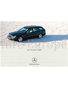 2005 MERCEDES BENZ E CLASS ESTATE BROCHURE DUTCH