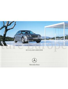 2005 MERCEDES BENZ E CLASS SALOON BROCHURE DUTCH