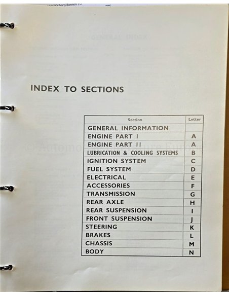 1956 DAIMLER 2½ LITRE WORKSHOP MANUAL ENGLISH