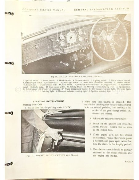 1956 DAIMLER 2½ LITRE WERKPLAATSHANDBOEK ENGELS