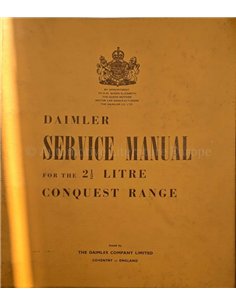 1956 DAIMLER 2½ LITRE WERKSTATTHANDBUCH ENGLISCH