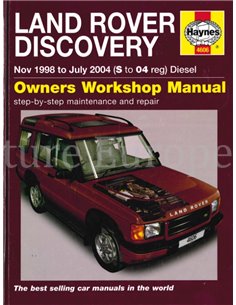 1998 - 2004 LAND ROVER DISCOVERY DIESEL REPARATURANLEITUNG ENGLISCH