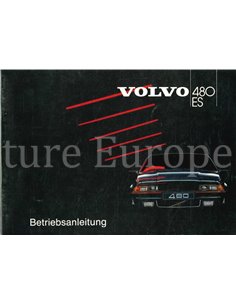 1986 VOLVO 480 ES INSTRUCTIEBOEKJE DUITS