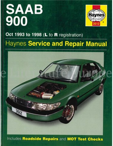 1993 - 1998 SAAB 900 REPAIR MANUAL ENGLISH