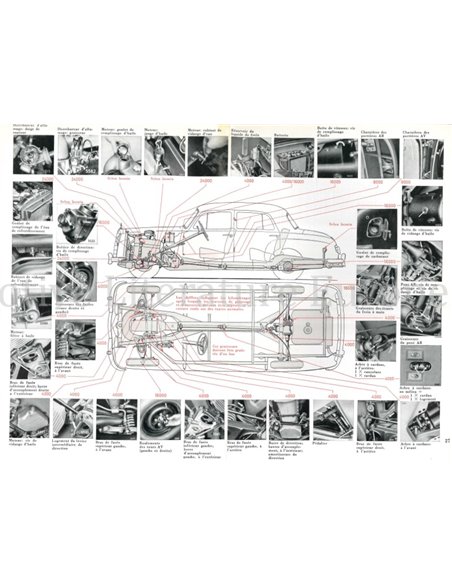 1956 MERCEDES BENZ TYP 219 OWNERS MANUAL FRENCH