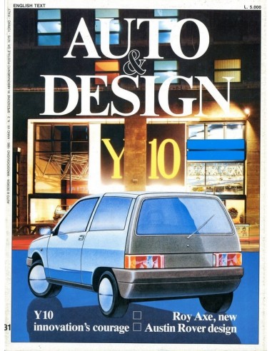 1985 AUTO & DESIGN MAGAZINE ITALIAANS & ENGELS 31