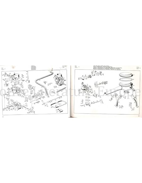 1958 MERCEDES BENZ 219 ERSATZTEILKATALOG MULTI