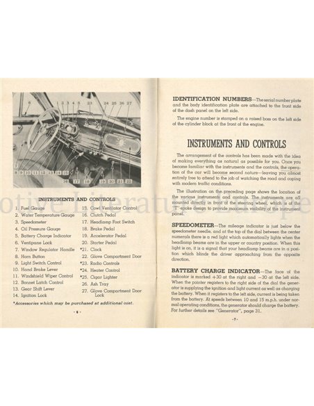 1946 OLDSMOBILE OWNER'S MANUAL ENGLISH