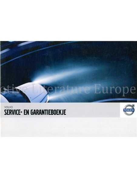 2007 VOLVO GARANTIE & WARTUNGSHEFT NIEDERLÄNDISCH