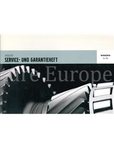 2005 VOLVO GARANTIE & SERVICEBOEKJE DUITS