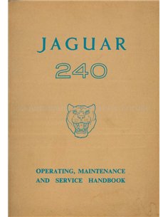 1968 JAGUAR 240 INSTRUCTIEBOEK ENGELS