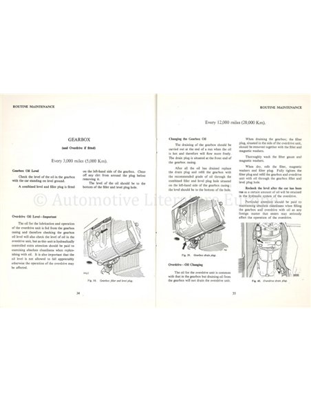 1968 JAGUAR 240 OWNERS MANUAL ENGLISH