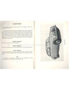 1968 JAGUAR 340 OWNERS MANUAL ENGLISH 2
